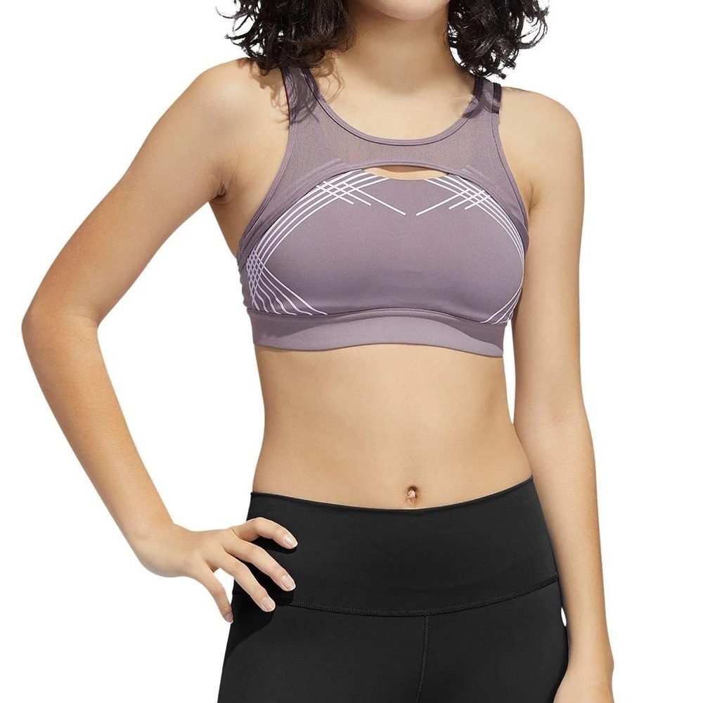 Adidas - Legacy Purple DRST Torch Sports Bra